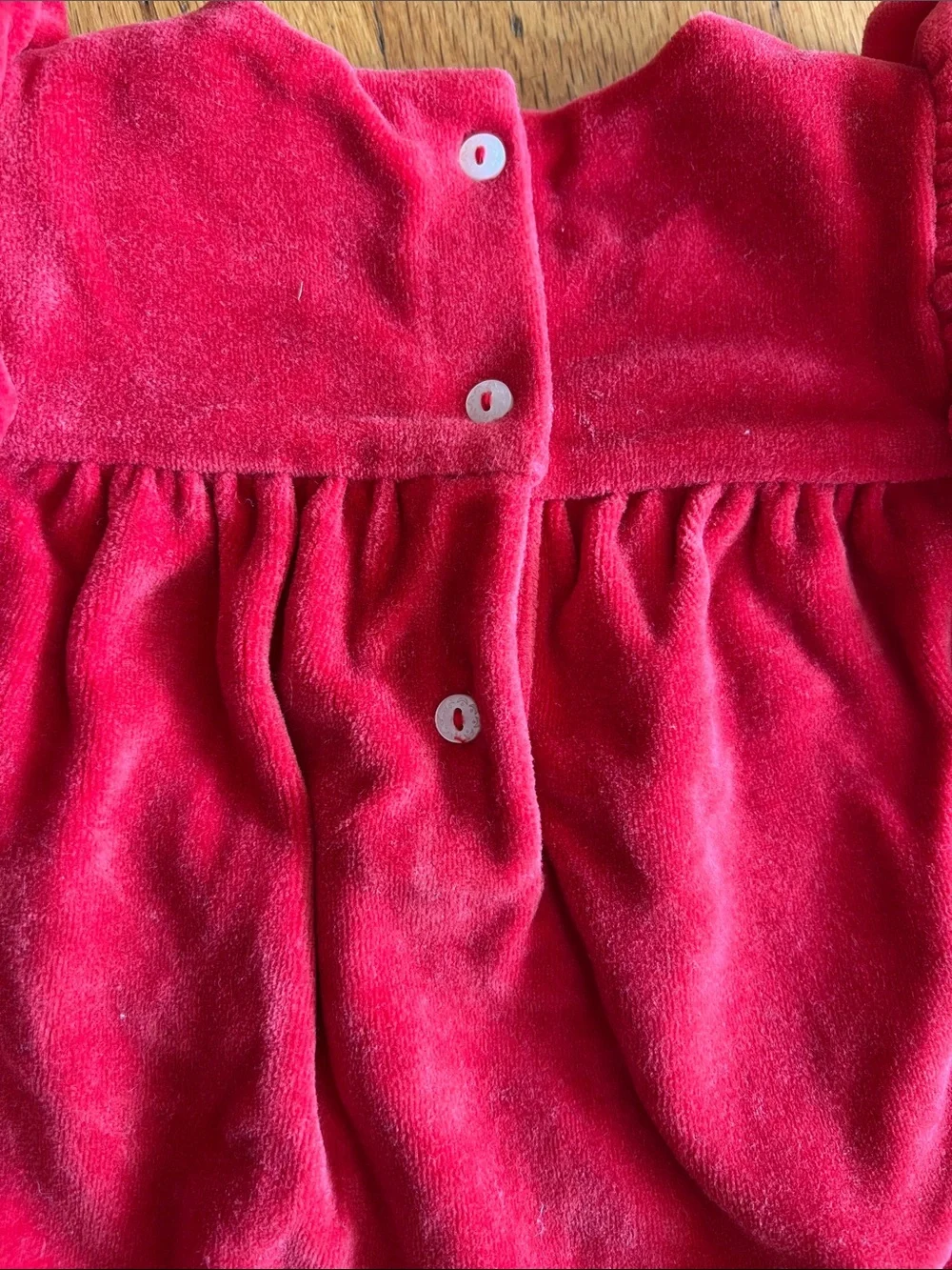 Ralph Lauren Velour A-Line Dress & Ruffled Coverall Baby Girl Size 3 Months